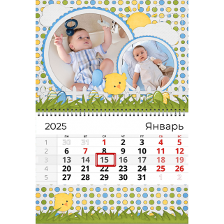 С отрывной календарной сеткой 23