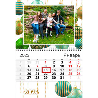 С отрывной календарной сеткой 27